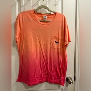 Pink brand tee